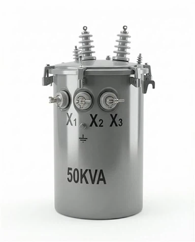 Transformador montado en poste de 7.2KV 13.8KV 34,5 KV